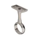 [0683551036] Round wardrobe rail centre support  (Nickel plated, -)