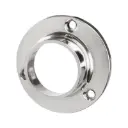 [0683551031] Wardrobe rail support die-cast zinc round  (Nickel plated, -)