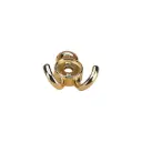 Coat hook (Polished, Pure white, Chrome plated)