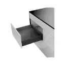 [F138137319] VIONARO V8 drawer H121  (350 mm, Zirkon, 353 mm, Matt)