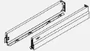 [F100062934] Nova Pro Classic drawer sides H90, left/right (600 mm, Pure White)