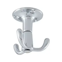 KH-AL 1 clothes hook rotatable, with three hooks 