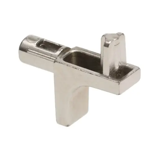 Designer shelf support with guide pins 